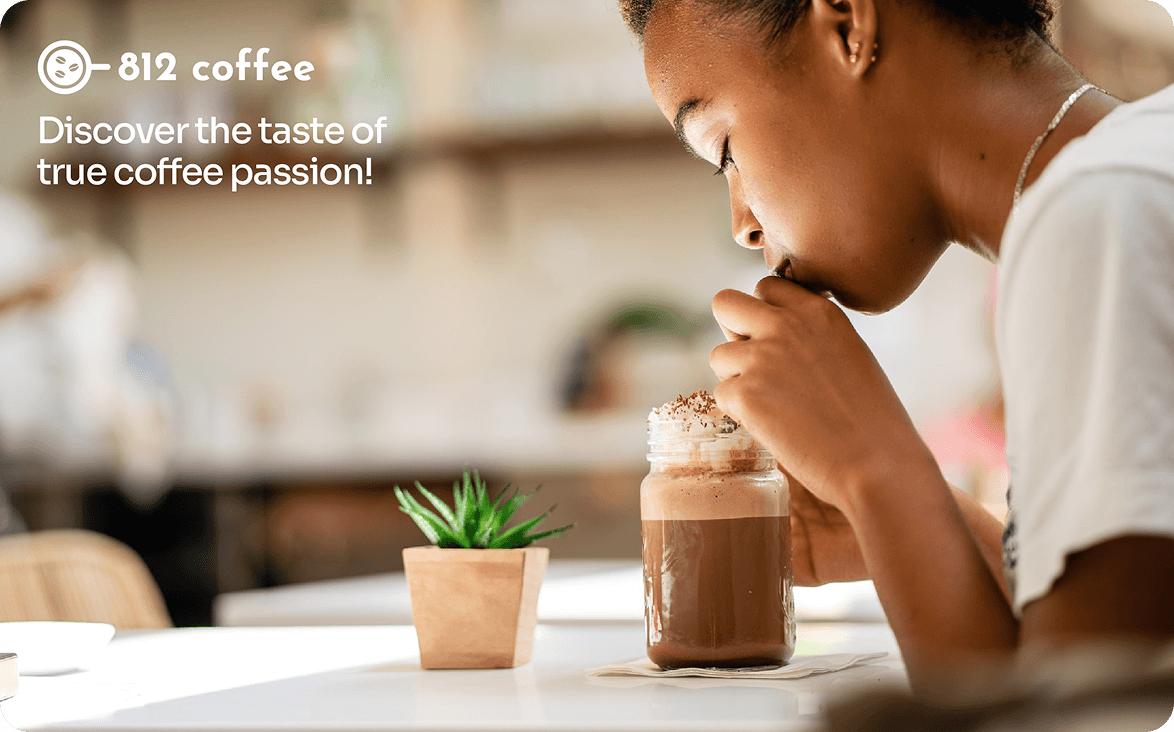 812 Coffee brand identity